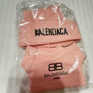 Balenciaga Pink Labubu Toy Knit Ensemble
